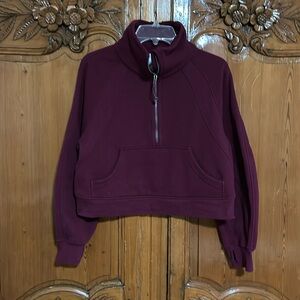 Lululemon Women’s Cassis Scuba Oversized Half Zip Pullover. Extra Small/Small